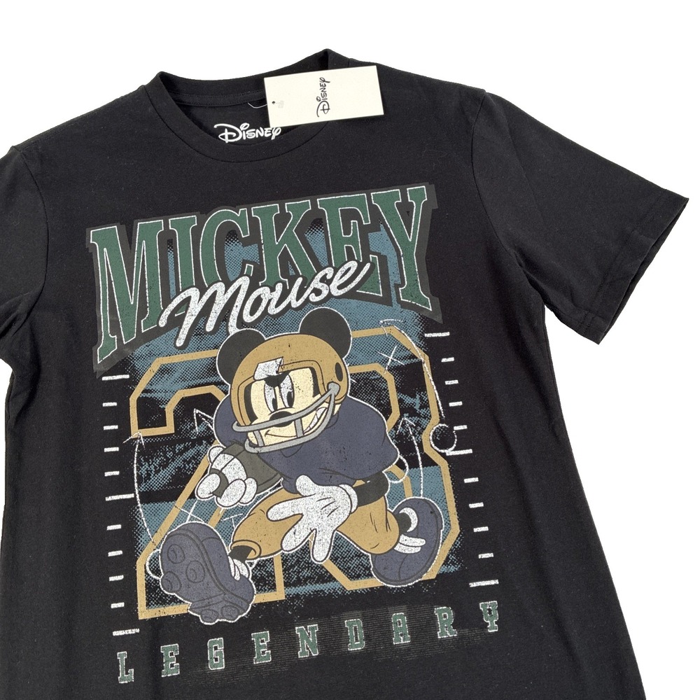 New Mens Neff X Disney Mickey Mouse Football T-Shirt Size Small NWT